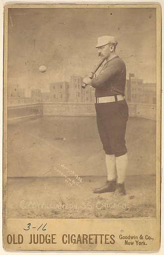C.W. Williamson, Shortstop, Chicago, from the series Old Judge Cigarettes