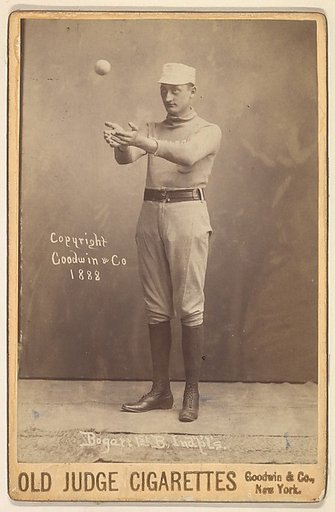 Bogart, 1st Base, Indianapolis, from the series Old Judge Cigarettes