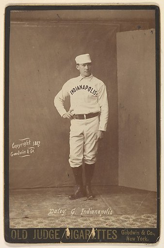 Daley, Catcher, Indianapolis, from the series Old Judge Cigarettes