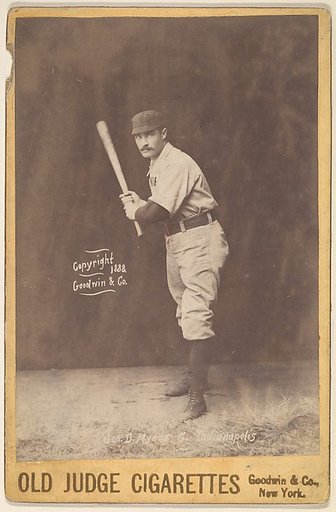 George D. Myers, Catcher, Indianapolis, from the series Old Judge Cigarettes