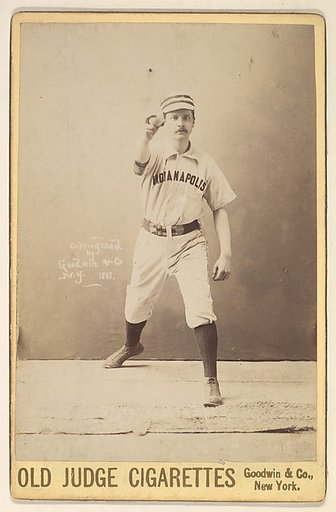 Shreve, Pitcher, Indianapolis, from the series Old Judge Cigarettes