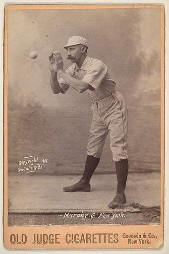 Murphy, Catcher, New York, from the series Old Judge Cigarettes