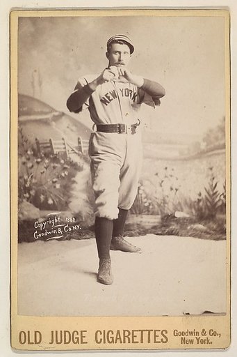 Titcomb, Pitcher, New York, from the series Old Judge Cigarettes