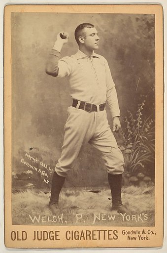 Welch, Pitcher, New York, from the series Old Judge Cigarettes