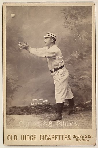 Childs, 2nd Base, Philadelphia, from the series Old Judge Cigarettes