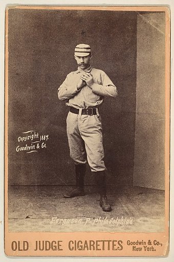 Ferguson, Pitcher, Philadelphia, from the series Old Judge Cigarettes