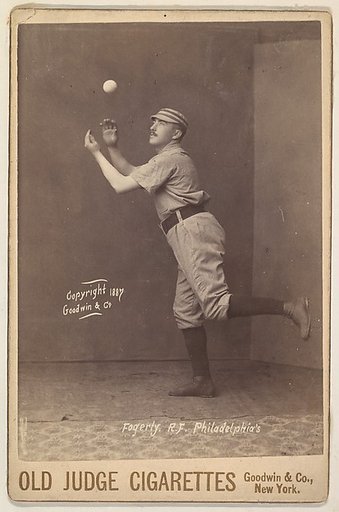 Fogerty, Right Field, Philadelphia, from the series Old Judge Cigarettes