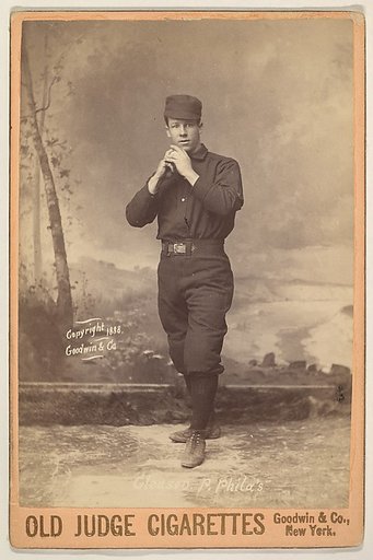 Gleason, Pitcher, Philadelphia, from the series Old Judge Cigarettes