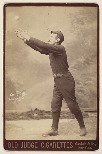 Kelly, Right Field, Philadelphia, from the series Old Judge Cigarettes
