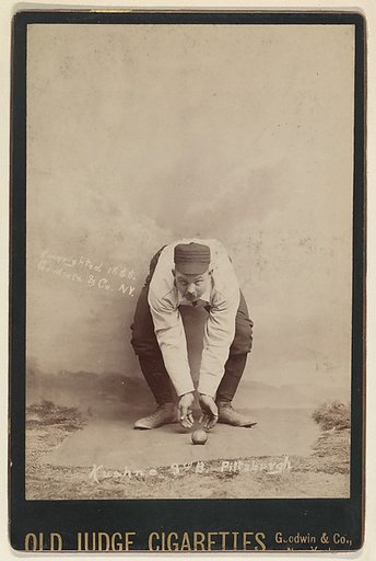 Kuehne, 3rd Base, Pittsburgh, from the series Old Judge Cigarettes