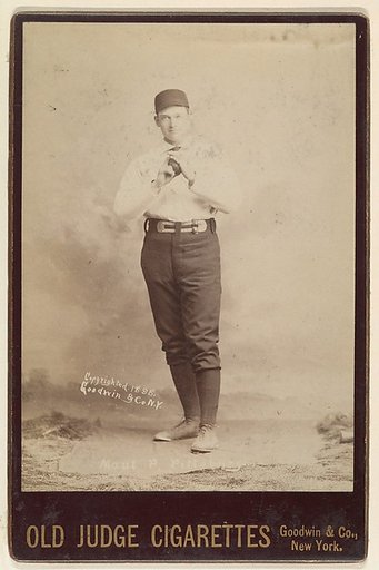 Maul, Pitcher, Pittsburgh, from the series Old Judge Cigarettes