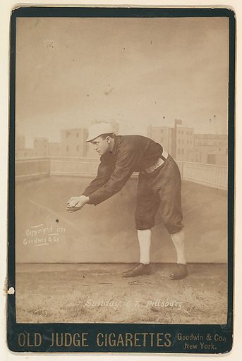 Sunday, Center Field, Pittsburgh, from the series Old Judge Cigarettes