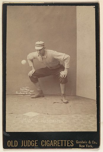 Mack, Catcher, Washington, from the series Old Judge Cigarettes