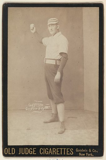 O'Day, Pitcher, Washington, from the series Old Judge Cigarettes