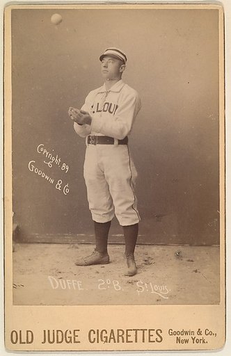 Duffe, 2nd Base, St. Louis Browns, from the series Old Judge Cigarettes