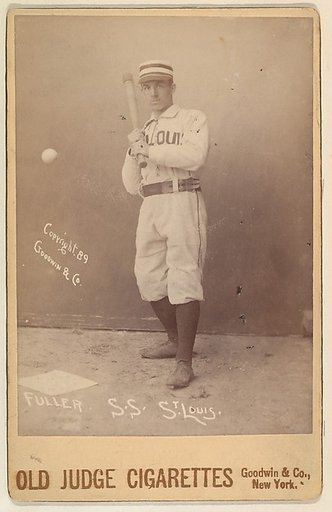 Fuller, Shortstop, St. Louis Browns, from the series Old Judge Cigarettes