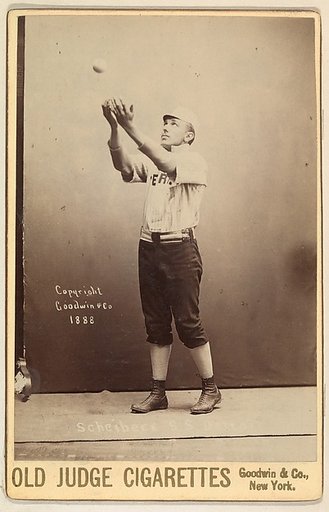 Scheibeck, Shortstop, Detroit, from the series Old Judge Cigarettes