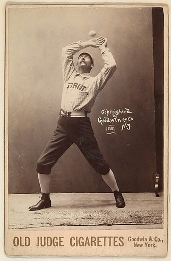 White, 3rd Base, Detroit, from the series Old Judge Cigarettes