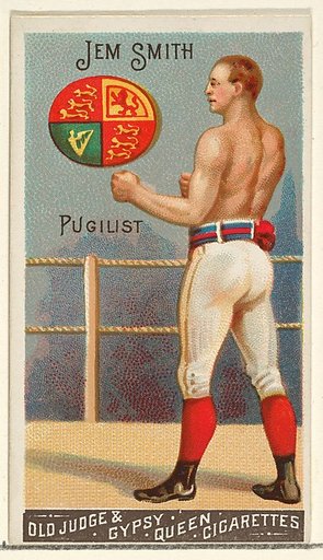 Jem Smith, Pugilist, from the Goodwin Champion series for Old Judge and Gypsy Queen Cigarettes