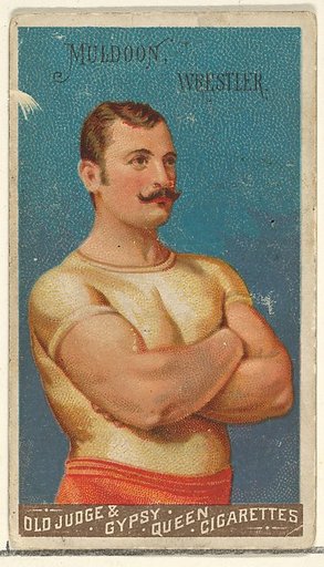 Muldoon, Wrestler, from the Goodwin Champion series for Old Judge and Gypsy Queen Cigarettes