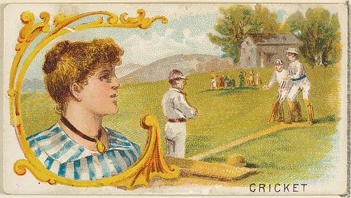 Cricket, from the Games and Sports series (N165) for Old Judge Cigarettes