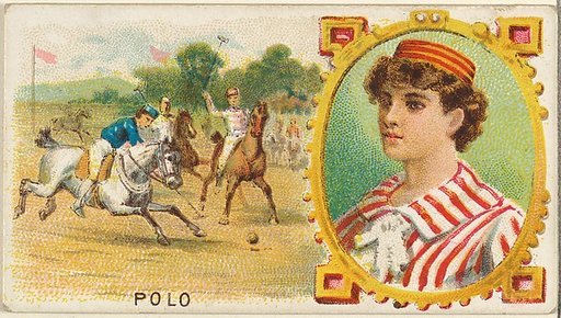 Polo, from the Games and Sports series (N165) for Old Judge Cigarettes