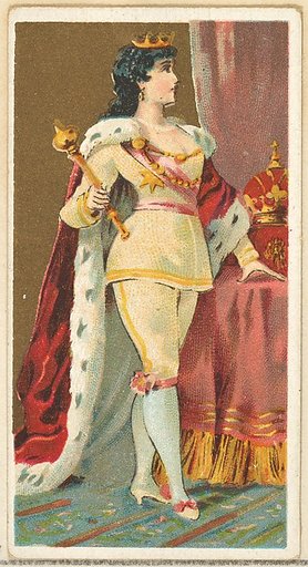 King of the Amazons, from the Occupations for Women series (N166) for Old Judge and Dogs Head Cigarettes