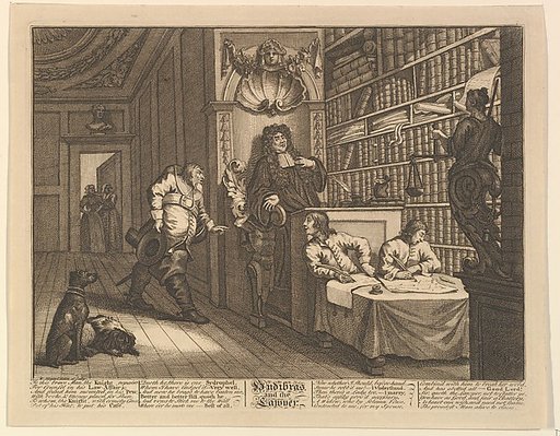 Hudibras and the Lawyer (Twelve Large Illustrations for Samuel Butler's Hudibras, Plate 12)