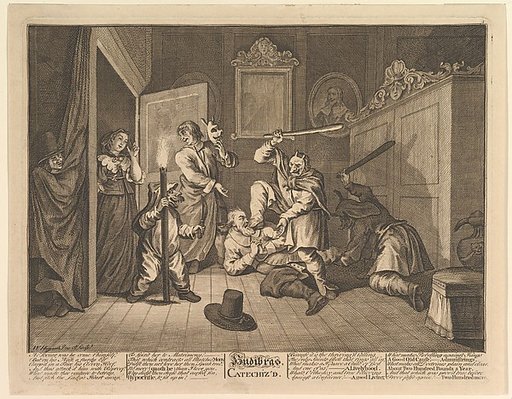 Hudibras Catechized (Twelve Large Illustrations for Samuel Butler's Hudibras, Plate 9)