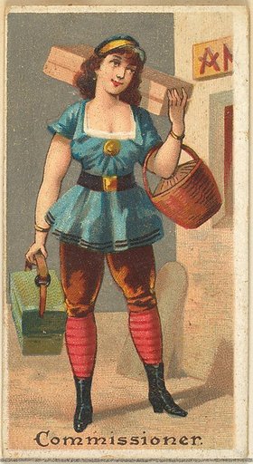 Commissioner, from the Occupations for Women series (N166) for Old Judge and Dogs Head Cigarettes