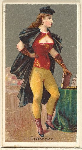 Lawyer, from the Occupations for Women series (N166) for Old Judge and Dogs Head Cigarettes