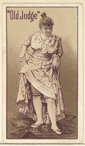 Actress from the Old Judge series (N167) for Old Judge Cigarettes