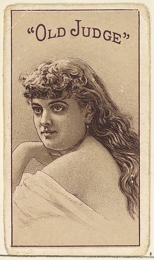 Actress from the Old Judge series (N167) for Old Judge Cigarettes