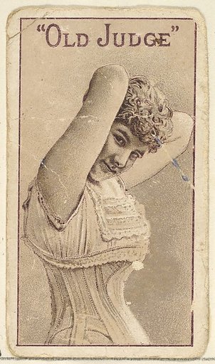 Actress from the Old Judge series (N167) for Old Judge Cigarettes