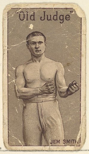 Jem Smith (boxer) from the Old Judge series (N167) for Old Judge Cigarettes