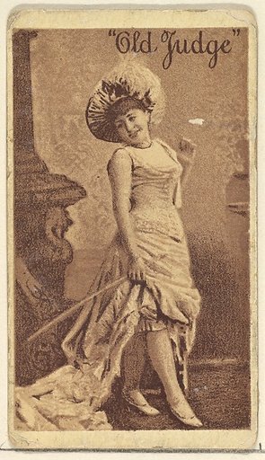 Actress from the Old Judge series (N167) for Old Judge Cigarettes