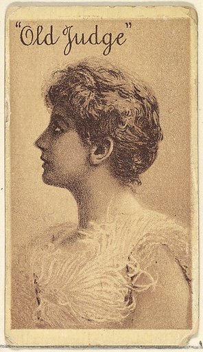 Actress from the Old Judge series (N167) for Old Judge Cigarettes