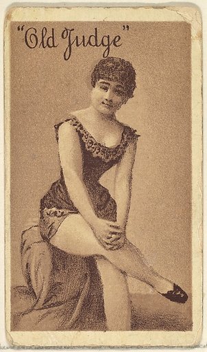 Actress from the Old Judge series (N167) for Old Judge Cigarettes