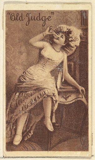 Actress from the Old Judge series (N167) for Old Judge Cigarettes