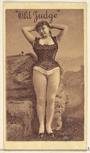 Actress from the Old Judge series (N167) for Old Judge Cigarettes