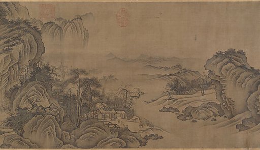 Buddhist Temples amid Autumn Mountains