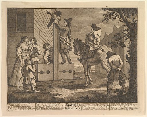 Hudibras Triumphant (Twelve Large Illustrations for Samuel Butler's Hudibras, Plate 4)