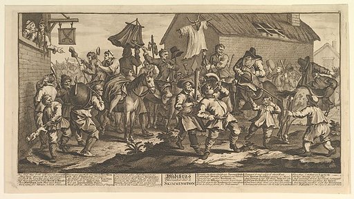 Hudibras and the Skimmington (Twelve Large Illustrations for Samuel Butler's Hudibras, Plate 7)