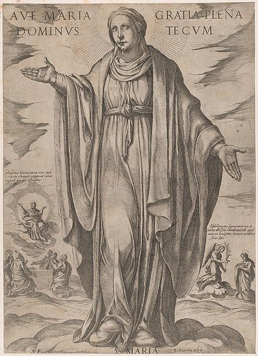 The Virgin, from "Christ, Mary and the Apostles"