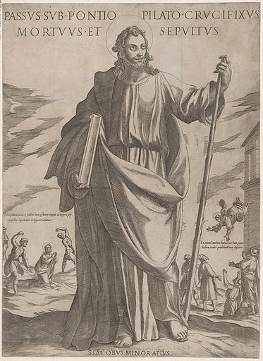 St. James Minor, from "Christ, Mary and the Apostles"