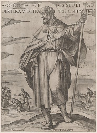 St. James Major, from "Christ, Mary, and the Apostles"