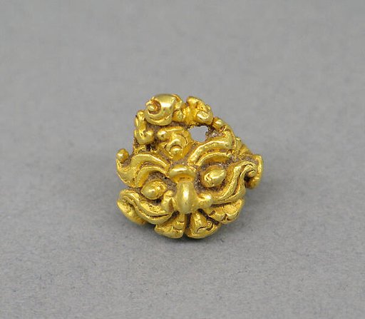 Rod Finial Clip with Makara Motif