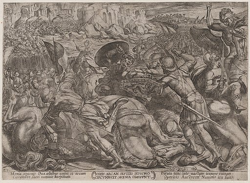 Plate 10: The Fall of Jericho, from "The Battles of the Old Testament"