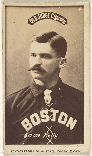 "$10,000" Kelly, Boston, from the Old Judge series (N172) for Old Judge Cigarettes