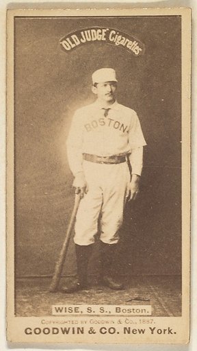 Wise, Shortstop, Boston, from the Old Judge series (N172) for Old Judge Cigarettes